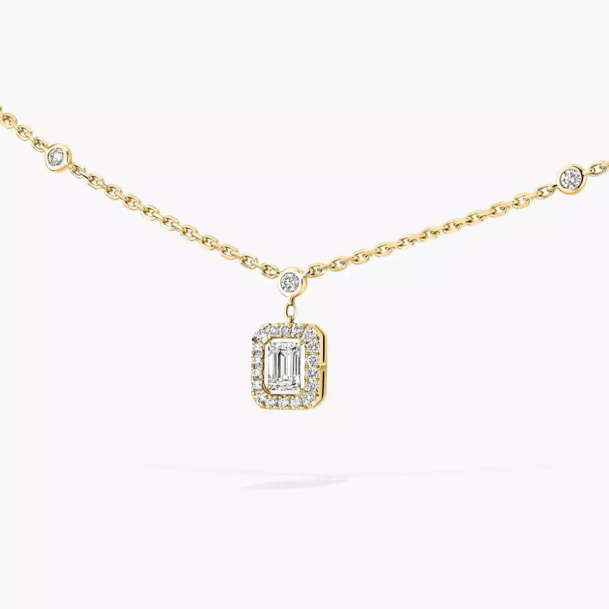 [Elowen jewels]My Twin Diamond Necklace in Silver