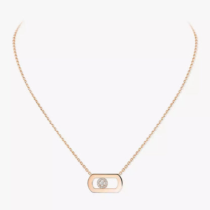 [Elowen Jewelry]So Move Diamond Necklace in Gold