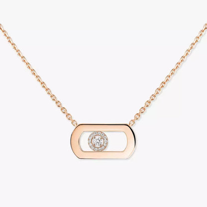 [Elowen Jewelry]So Move Diamond Necklace in Gold