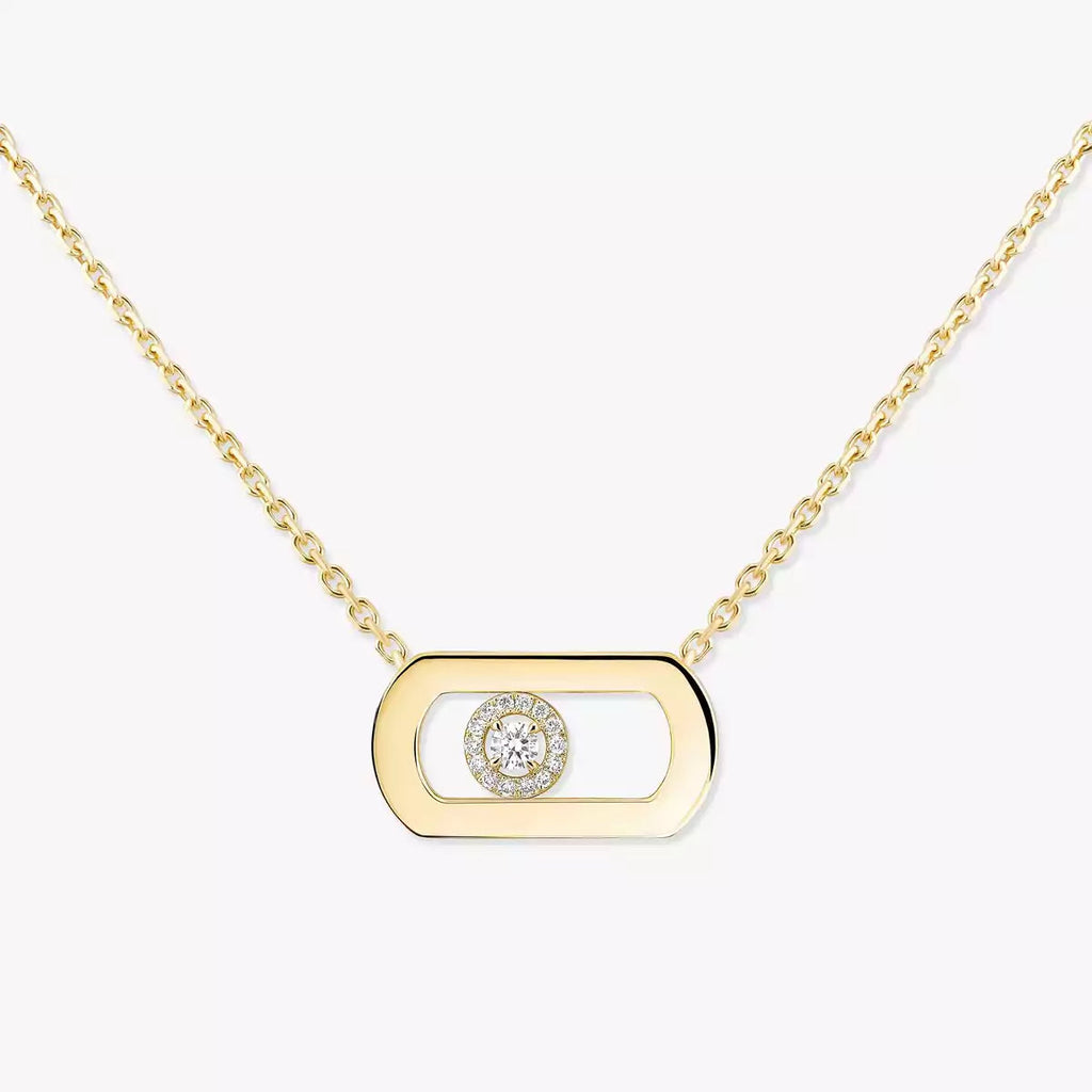 [Elowen jewels]So Move Diamond Necklace in Gold