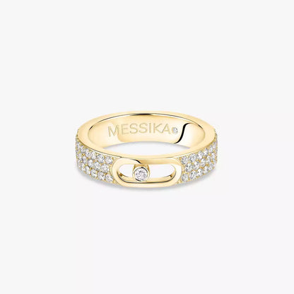 [Elowen Jewelry]Move Joaillerie Pave_ Diamond Wedding Ring
