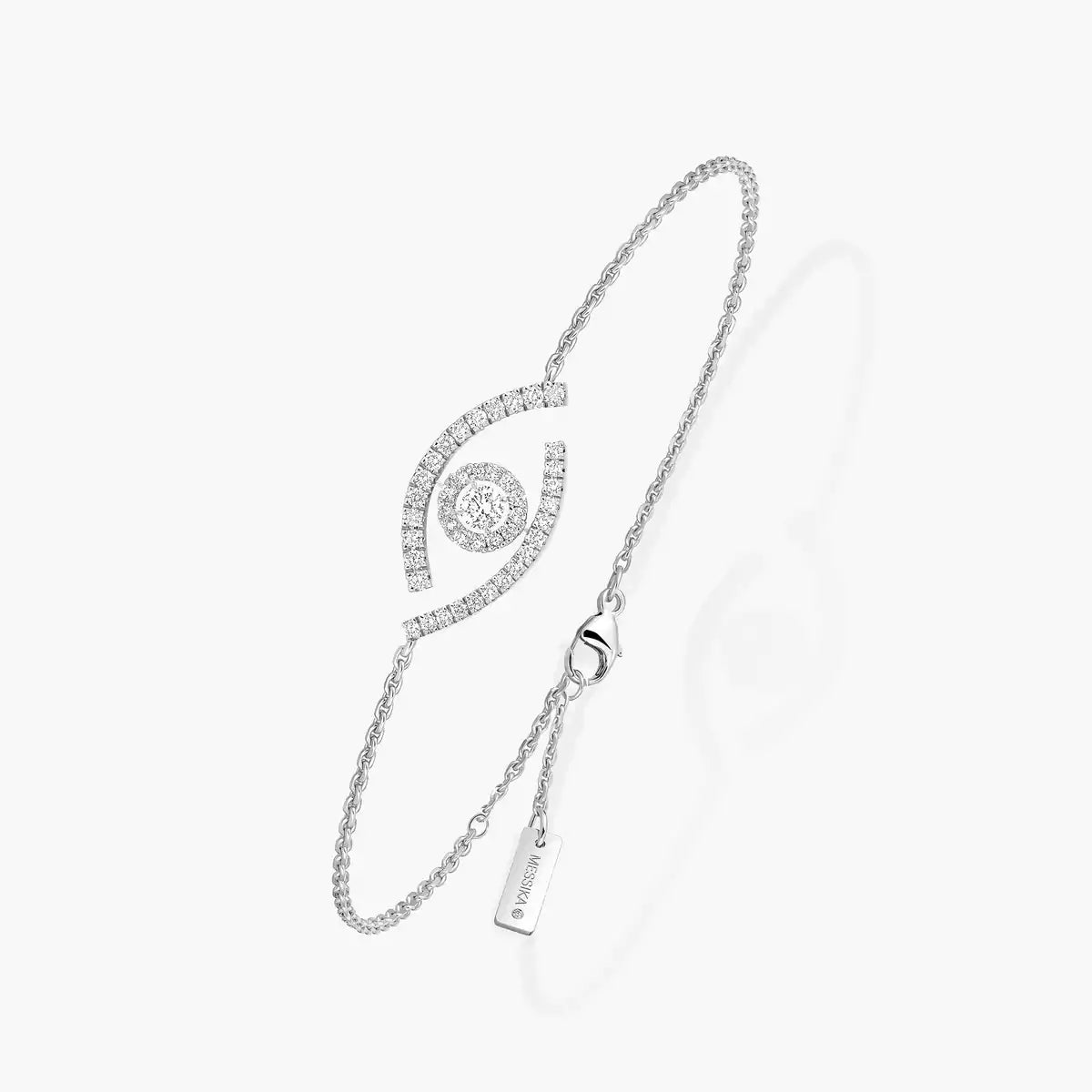 [Elowen Jewelry]Lucky Eye Pave-Set Diamond Bracelet