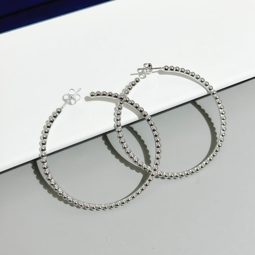 [Elowen jewels] スムースビーズスタッドピアス