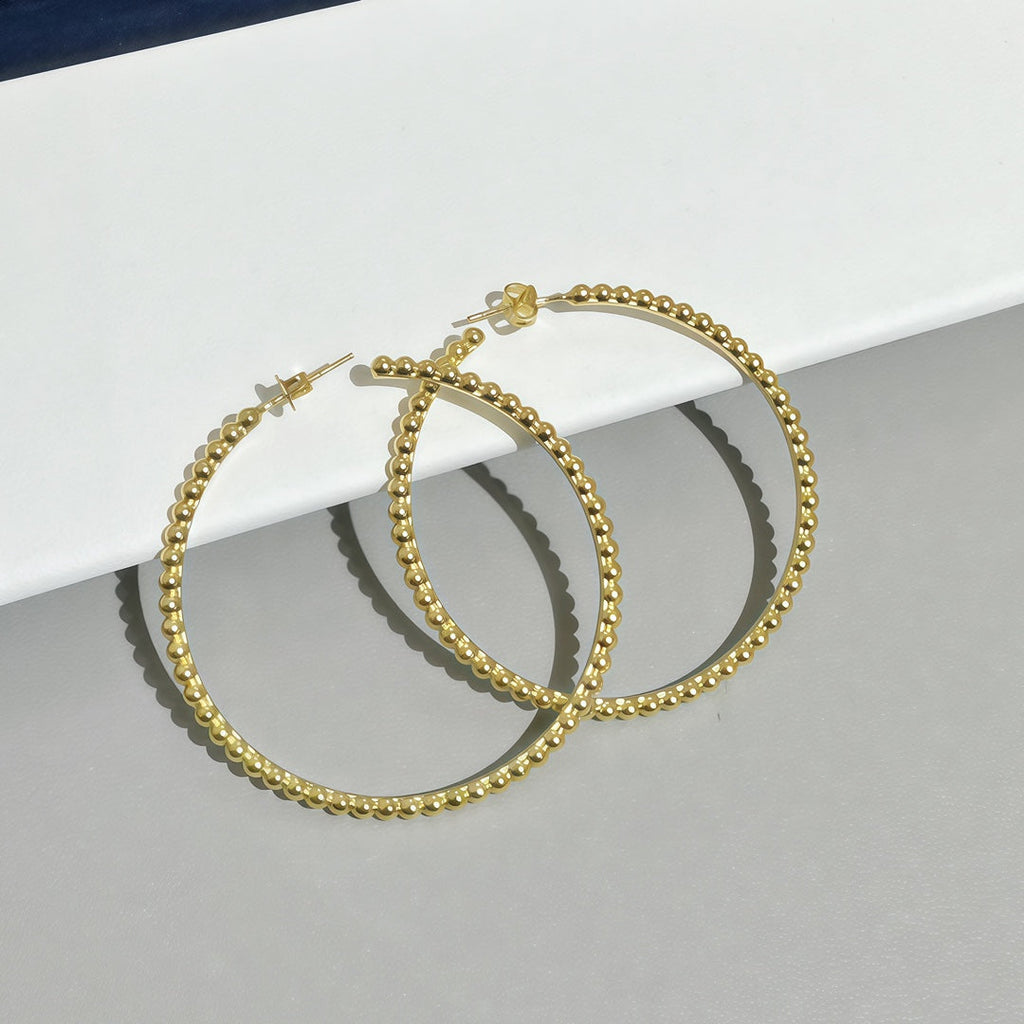 [Elowen jewels] スムースビーズスタッドピアス