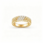 [Elowen jewels] THREE-ROW DIAMOND RING