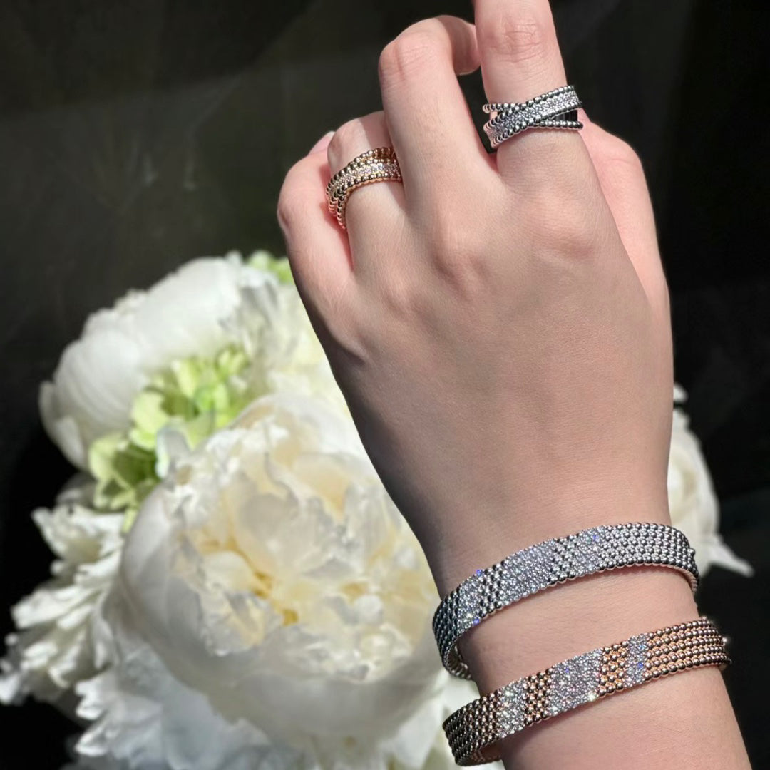 [Elowen jewels] 5連ダイヤモンドブレスレット