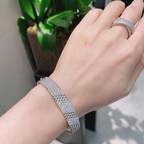 [Elowen jewels] 5連ダイヤモンドブレスレット