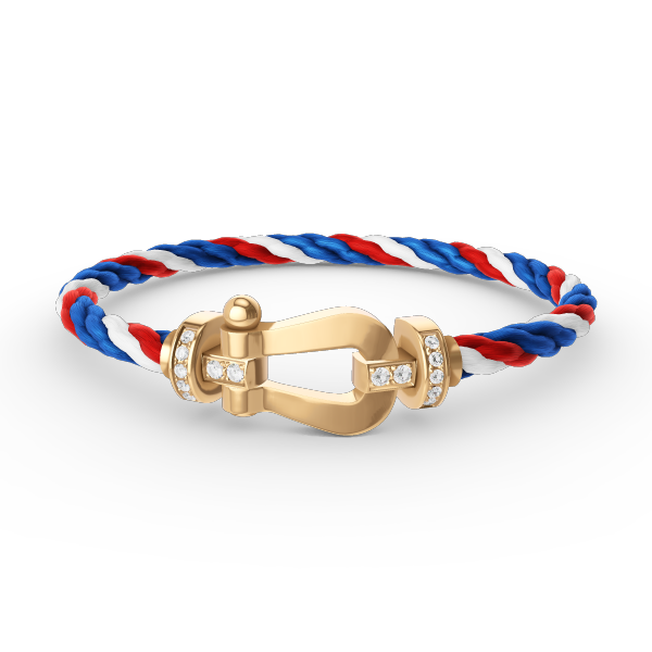 [Elowen jewels ]FORCE LARGE HORSESHOE HALF DIAMOND BRACELET GOLD