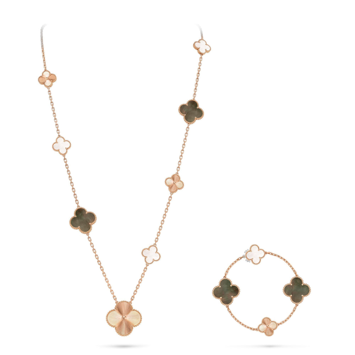 {
  "Elowen jewels": "Elowen jewels",
  "DETACHABLE CLOVER 15(11+4) FLOWER ROSE GOLD NECKLACE SET": "取り外し可能クローバー 15(11+4) フラワー ローズゴールド ネックレスセット"
}