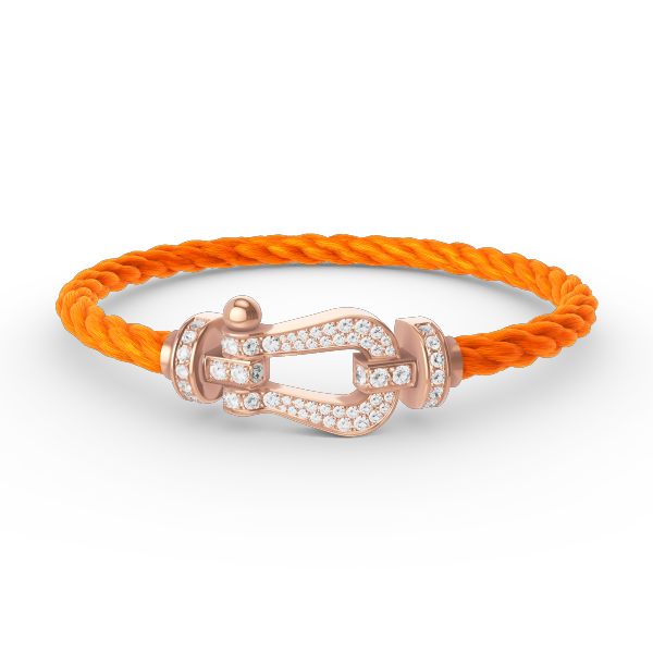 [Elowen Jewels]FORCE LARGE HORSESHOE FULL DIAMOND BRACELET ROSE GOLD