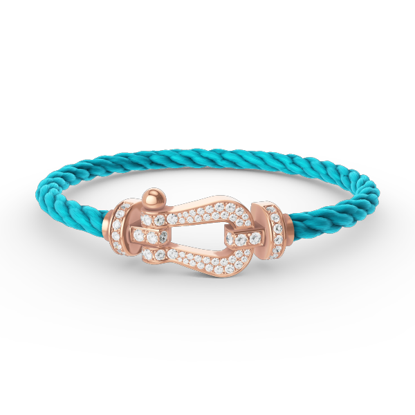 [Elowen jewels ]FORCE LARGE HORSESHOE FULL DIAMOND BRACELET ROSE GOLD