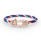 [Elowen jewels ]FORCE LARGE HORSESHOE FULL DIAMOND BRACELET ROSE GOLD