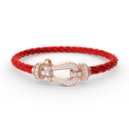 [Elowen jewels ]FORCE LARGE HORSESHOE FULL DIAMOND BRACELET ROSE GOLD