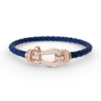 [Elowen jewels ]FORCE LARGE HORSESHOE FULL DIAMOND BRACELET ROSE GOLD