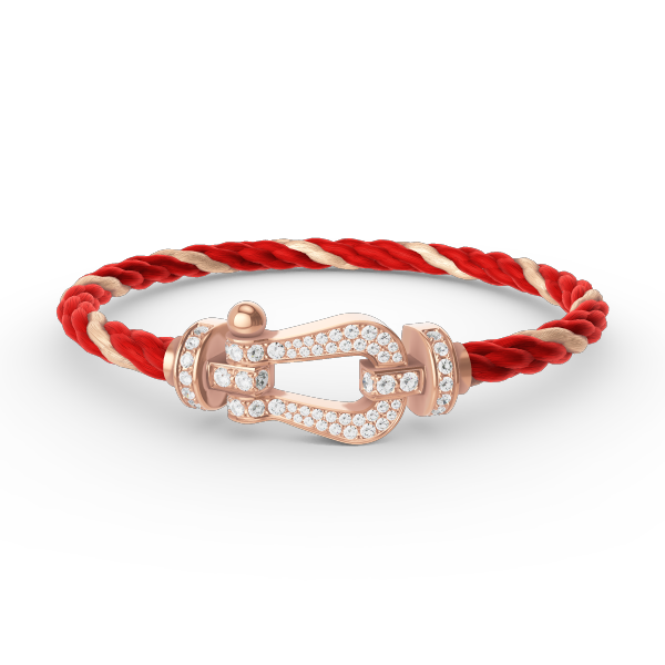 [Elowen jewels ]FORCE LARGE HORSESHOE FULL DIAMOND BRACELET ROSE GOLD