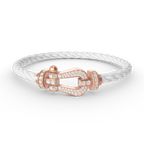 [Elowen jewels ]FORCE LARGE HORSESHOE FULL DIAMOND BRACELET ROSE GOLD