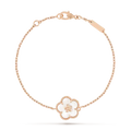 [Elowen jewels] ARMBAND MIT WEISSEM PERLMUTT-PFLAUMENBLÜTEN-MOTIV