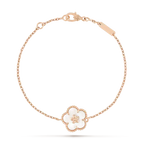[Elowen jewels] ARMBAND MIT WEISSEM PERLMUTT-PFLAUMENBLÜTEN-MOTIV