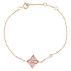 [Elowen jewels ]STAR 1 DIAMOND PINK GOLD BRACELET