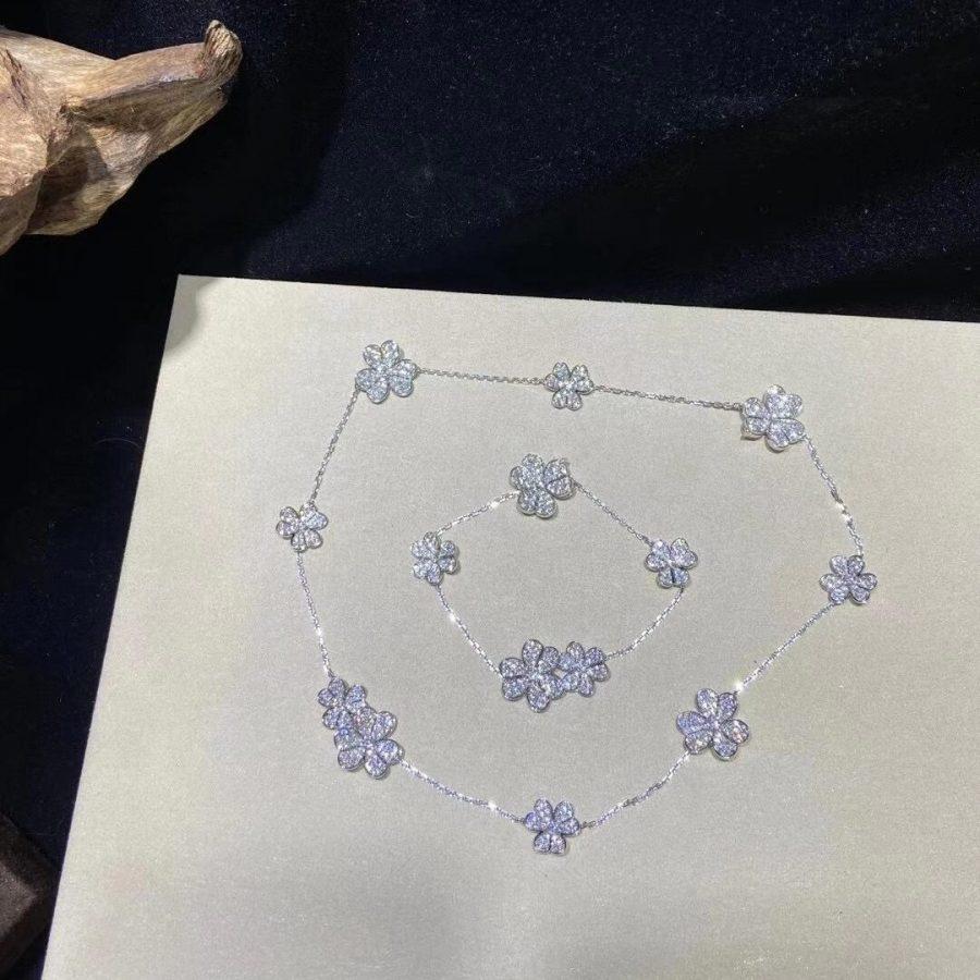 [Elowen jewels ]FRIVOLE SILVER 5 FLOWERS BRACELET