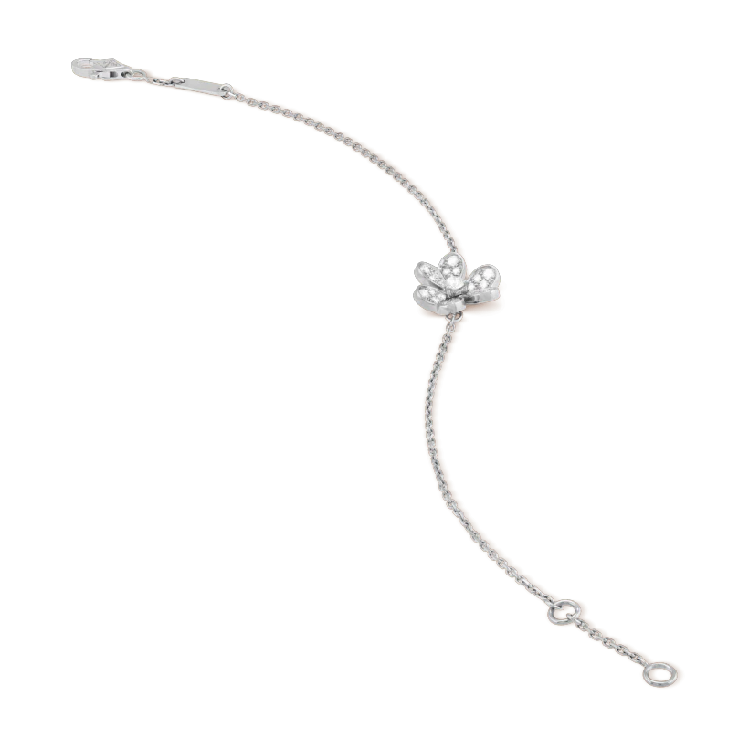 [Elowen jewels ]FRIVOLE SILVER FLOWER DIAMOND BRACELET