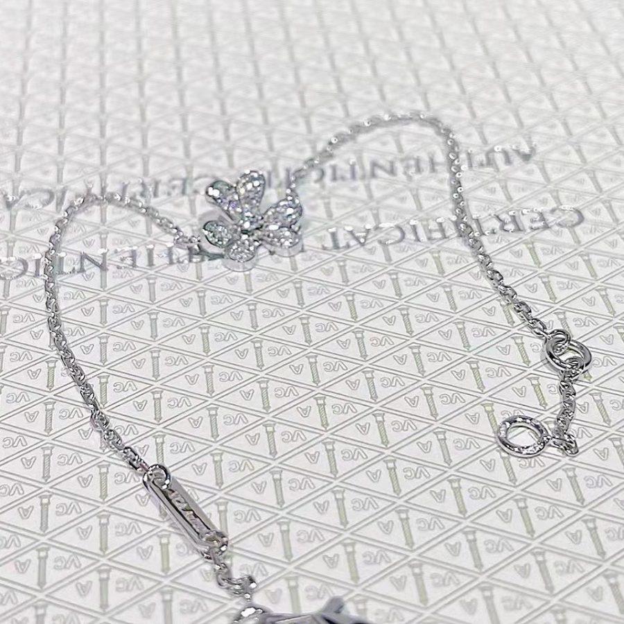 [Elowen jewels ]FRIVOLE SILVER FLOWER DIAMOND BRACELET