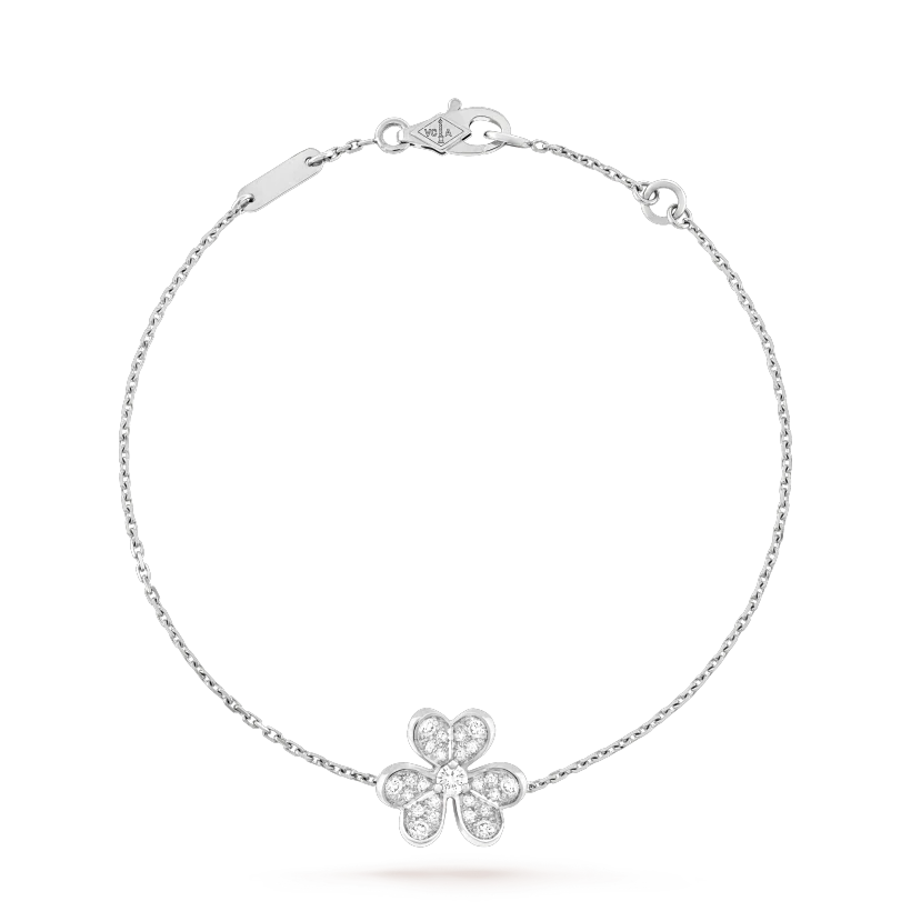 [Elowen jewels ]FRIVOLE SILVER FLOWER DIAMOND BRACELET