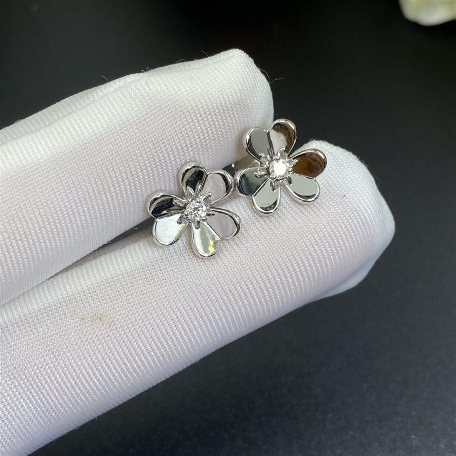 [Elowen jewels ]FRIVOLE MINI SILBERNE BLUMENOHRRINGE