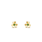 [Elowen jewels ]FRIVOLE BLUMEN-OHRRINGE AUS MALACHIT