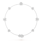[Elowen jewels ]FRIVOLE SILVER 9 FLOWERS NECKLACE