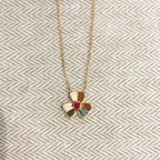 [Elowen jewels ]FRIVOLE GOLDENE BLUMENKETTE