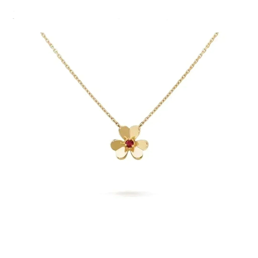 [Elowen jewels ]FRIVOLE GOLDENE BLUMENKETTE