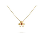 [Elowen jewels ]FRIVOLE GOLDENE BLUMENKETTE