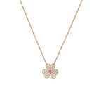 [Elowen jewels ]FRIVOLE ROSE GOLD FLOWER DIAMOND NECKLACE