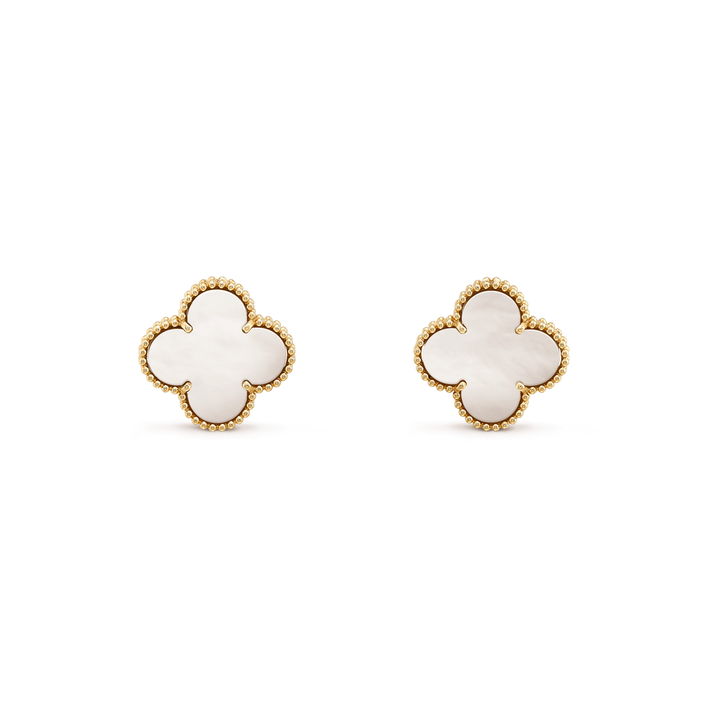 [Elowen jewels ]CLOVER MINI GOLD EARRINGS