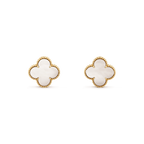 [Elowen jewels ]CLOVER MINI GOLD EARRINGS