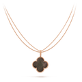 [Elowen jewels ]CLOVER 25MM GOLD DARK MOP BIG CLOVER NECKLACE
