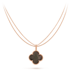 [Elowen jewels ]CLOVER 25MM GOLD DARK MOP BIG CLOVER NECKLACE