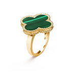 [Elowen jewels ]CLOVER MALACHITE RING