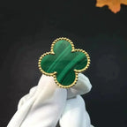 [Elowen jewels ]CLOVER MALACHITE RING