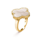 [Elowen jewels ]CLOVER WHITE MOP RING
