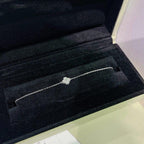 [Elowen jewels ]CLOVER EINZELBLUMEN-ARMBAND SILBER