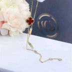 [Elowen jewels ]CLOVER  CARNELIAN SINGLE FLOWER BRACELET