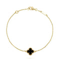 {
  "Elowen jewels": "Elowen Schmuck",
  "CLOVER ONYX SINGLE FLOWER BRACELET": "KLEEBLATT ONYX EINZELBLÜTENARMBAND"
}