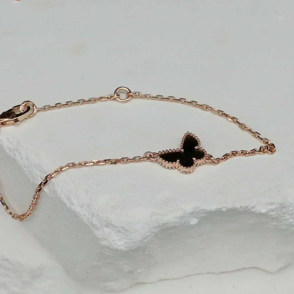[Elowen jewels ]SCHMETTERLING ONYX ARMBAND
