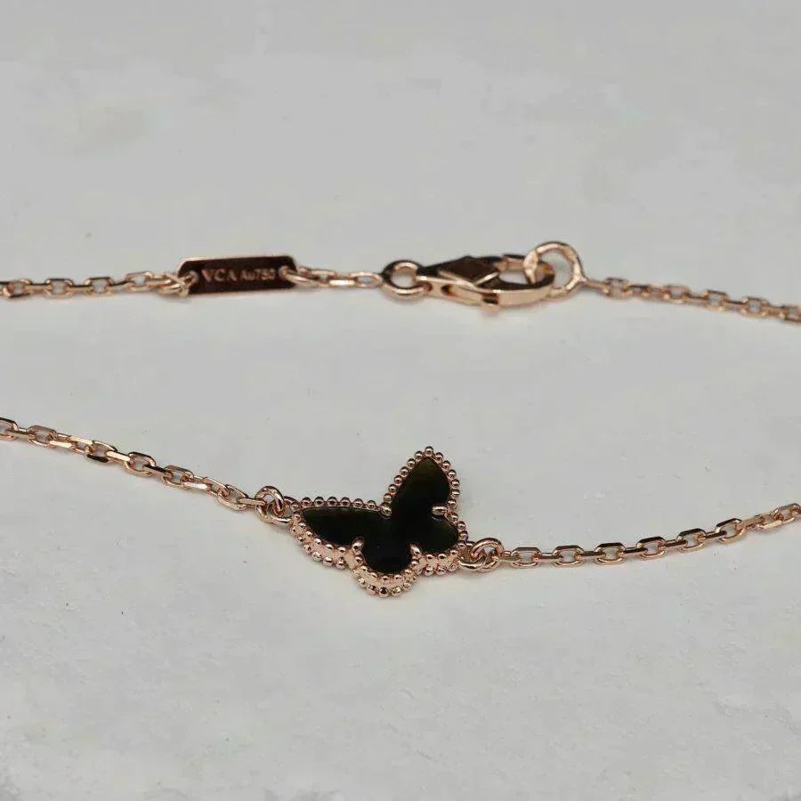 [Elowen jewels ]SCHMETTERLING ONYX ARMBAND