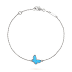 [Elowen jewels ]SCHMETTERLING TÜRKIS SCHMETTERLINGSARMBAND SILBER