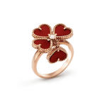 [Elowen jewels ]SWEET CLOVER CARNELIAN RING