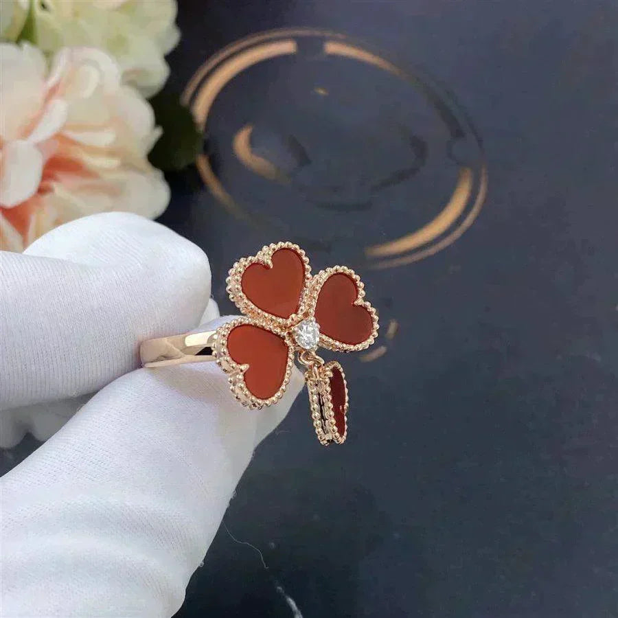 [Elowen jewels ]SWEET CLOVER CARNELIAN RING