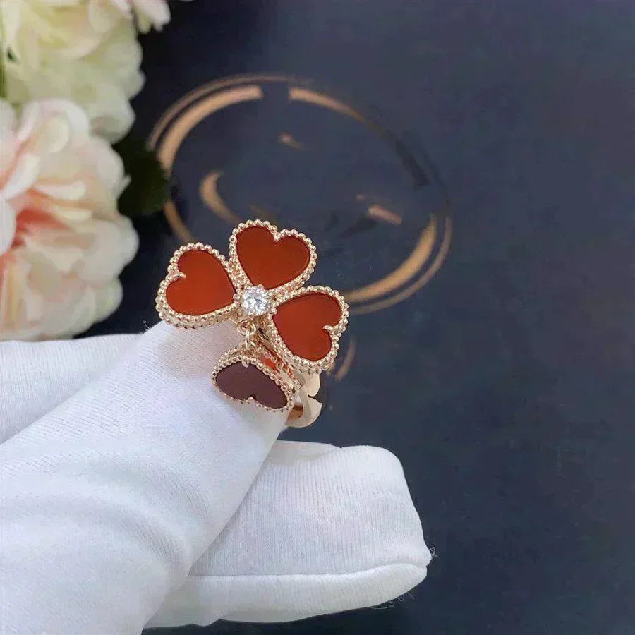 [Elowen jewels ]SWEET CLOVER CARNELIAN RING